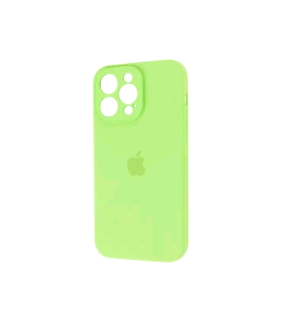 Silicone Case Full Camera Protective (AA) для iPhone 14 Pro Max (Neon green)-0